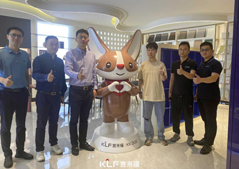 热烈欢迎中国建博会领导一行莅临米兰智能科技股份有限公司参观指导！